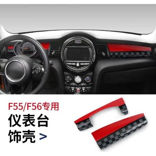 Voiture tableau de bord Instrument garniture panneau couverture autocollant décoration intérieR55 R56 R57 R58 F55 F56accessories