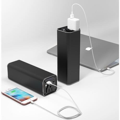 Portable Fast Charging 31200mAh 100W AC DC USB Output Power Bank N6 for Universal Laptop Notebook Drone Camera TV Projector