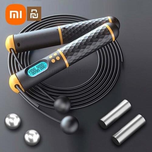 Xiaomi Digital Counting Wireles Jump Rope Cordless Skipping Rope Speed for Boxing Training Weight Loss Home Exercise Workout Hot