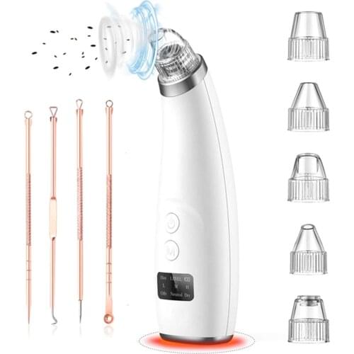 Blackhead Remover Vacuum Acne Pimple Black Spot Suction Electric Facial Pore Cleaner Skincare Exfoliating Beauty Instrument