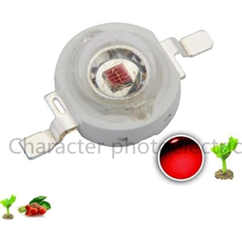 20pcs High Power LED Chip 3W Grow LED 660nm Deep Red + 3 Watt 630nm Red SMD Diode COB DIY Grow Light For Plant Fruit Growth