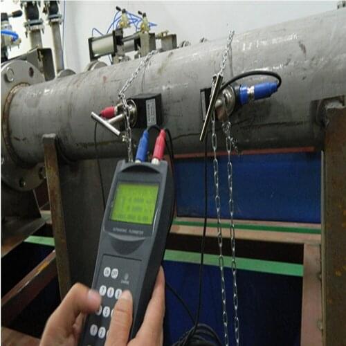 TDS-100H Handheld Ultrasonic Flow meter M2(50-700mm) + L2 sensor ( 300-6000mm )
