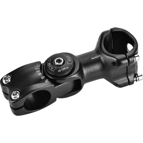 Wake Bikes Adjustable Handlebar Stem Cycling Accessories For Mountain Bike Black Definitely An Useful Gift For Cyclists Durable
