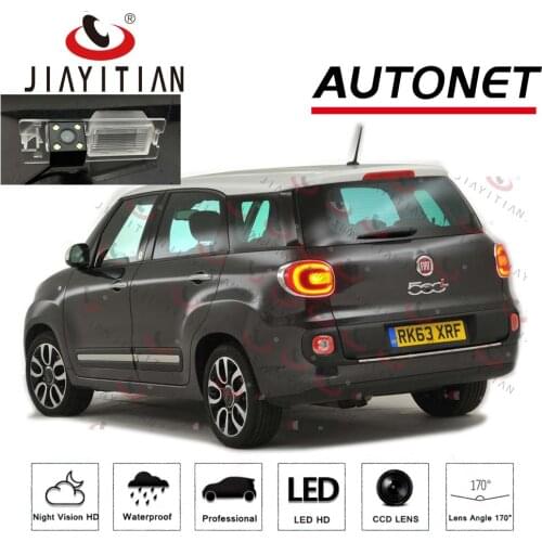 JIAYITIAN Rear Camera For Fiat 500L/500L Trekking/500L Living/CCD/Night Vision/Reverse Camera license plate camera