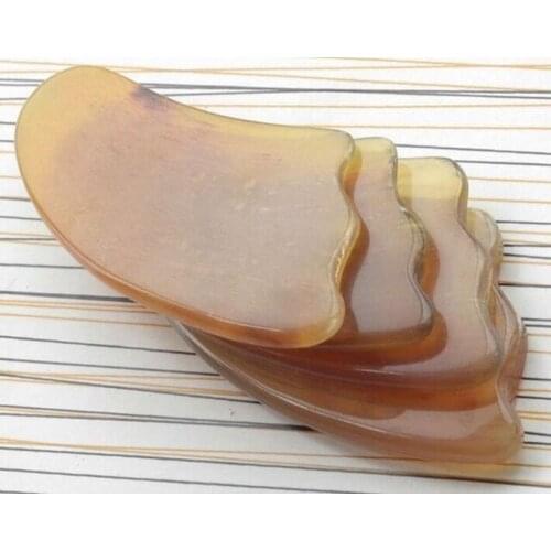 2pcs Scraping Plates Chinese Traditional Acupuncture Massage Face Body Tool Gua Sha Board Therapy Natural Born