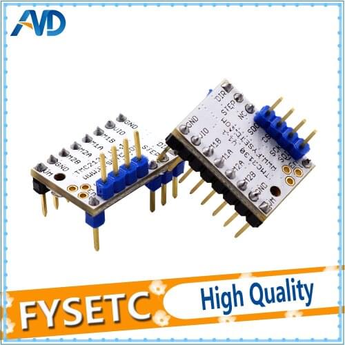 2X TMC2130 V1.1 Stepstick Stepper Motor Driver SPI with Heat Sink Ultra-silent Excellent VS TMC2100 TMC2208 TMC2130 V1.0
