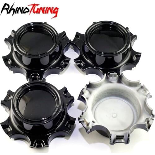 4pcs 135mm 122mm Wheel Center Hub Cap Cover Fit for TRD Hood Cover Bright Black Car Rims