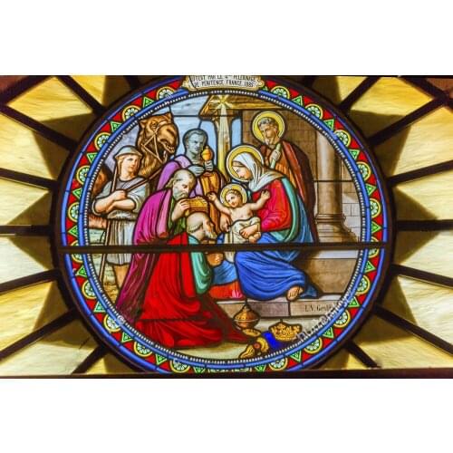 5D DIY Church Frescoes Full Diamond Painting Cross Stitch Needlework Embroidery Rhinestone Mosaic Kits Religion Decoration Home