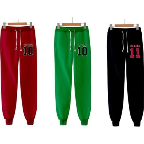 Anime SLAM DUNK 3D Joggers Pants Men/Women Casual Sweatpants Sakuragi Hanamichi Kaede Rukawa Hisashi Mitsui Cosplay Costumes