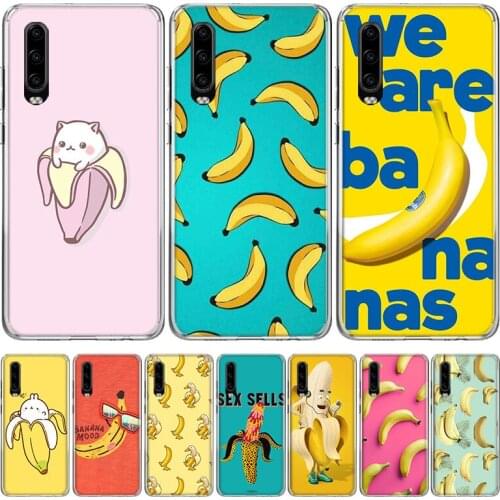 Interesting fruit banana Phone Case for Huawei P30 P40 P20 P10 Mate 20 10 30 Lite Pro P Smart Z Plus + Art Luxury Cover Coque