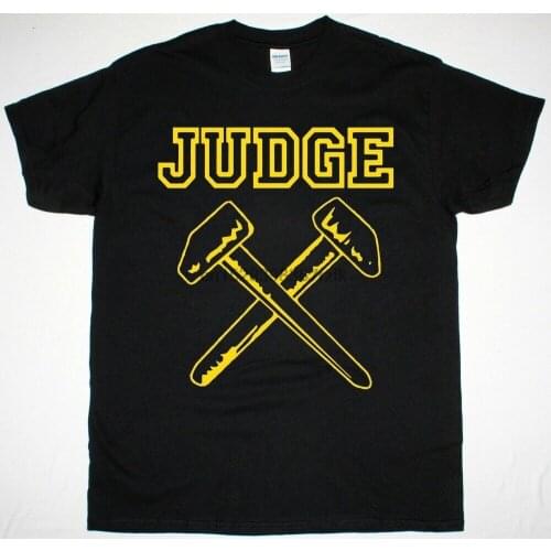 JUDGE HAMMERS BLACK T SHIRT HARDCORE NYC PUNK CROSSOVER THRASH