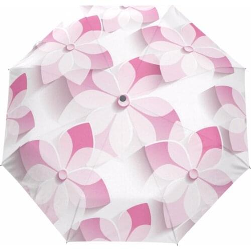 2018 New Umbrella Rain Women Automatic Flower Umbrellas Folding Rainny Male Unique Parasol Umbrella