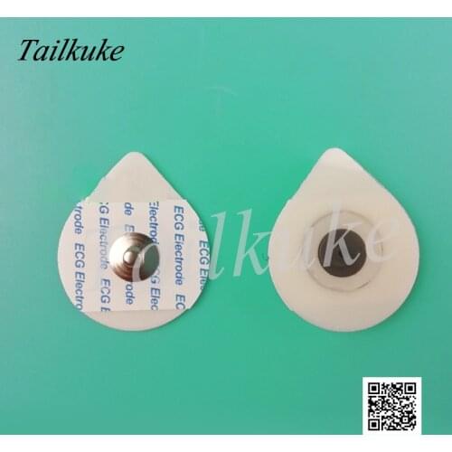 50 Pieces / Package Water Drop Electrode Patch Child Newborn Disposable PE Foam Electrode Pad Electrotherapy Lead Electrode Pad