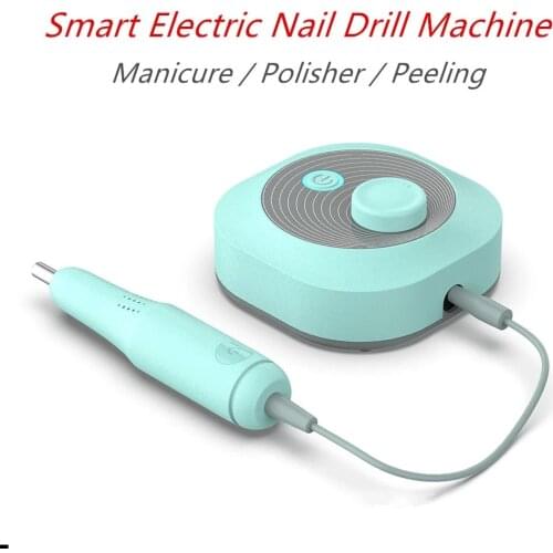 1 Set 24W 35000RPM Professional Electric Nail Drill Machine Kit Mill Cutter Pedicure Nail File Manicure Machine Nail Art Tools