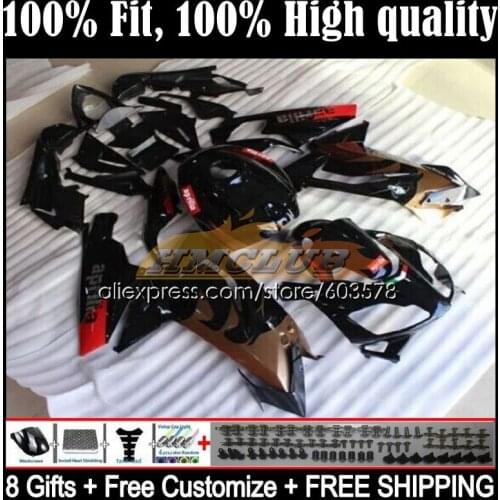 Injection For Aprilia RS-125 RS 125 RS4 54CL.97 RSV125 2006 2007 2008 2009 2010 2011 RS125 06 07 08 09 11 Fairings gloss black