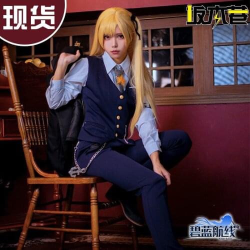 Game Azur Lane USS Cleveland Cosplay Knights Of Night Uniform Full Set Cosplay Costume Women Role Play Clothing