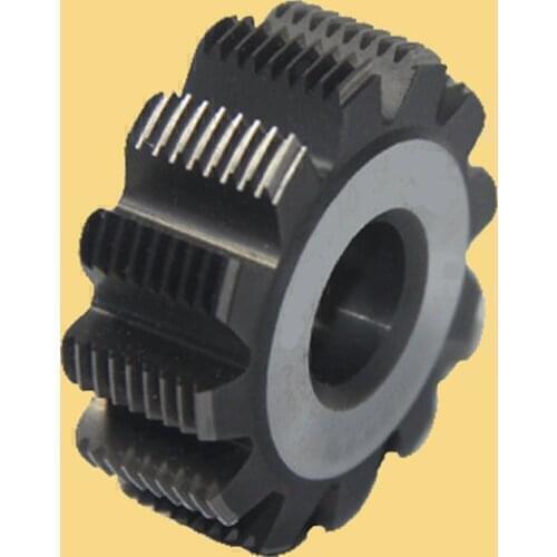 M1.0 Carbide small module gear hob integral tungsten steel hob super hard wear gear cutter outside diameter 25 inner hole 8