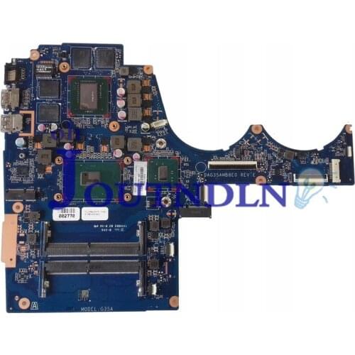 JOUTNDLN FOR HP 15-ay033TX 15-AX Laptop Motherboard 859750-601 859750-501 859750-001 DAG35AMB8E0 w/ i7-6700H CPU 965M 4GB