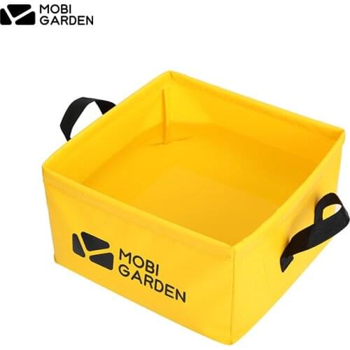 Mobi garden Outdoor Fold-able 13L Square Bucket Basin