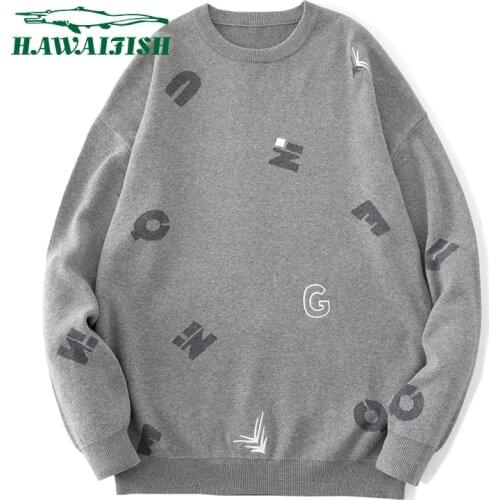 Mens Casual Sweaters 2021 Mens Pullover Fall Warm Classic Round Neck Thick Mens Sweater Mens Casual Knitted sweater men