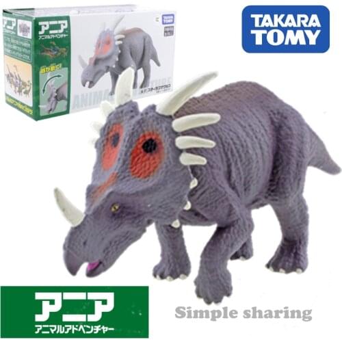 Takara Tomy Tomica Styracosaurus Al17 Dinosaur Model Kit Diecast Resin Baby Toys Magic Funny Figures Kids Bauble