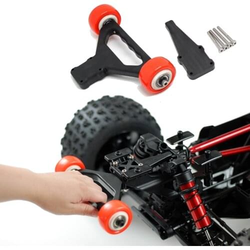 Nylon Double Wheel Wheelie Raise Head Bar for 1/5 ARRMA 8s KRATON/OUTCAST RC Car Update Parts