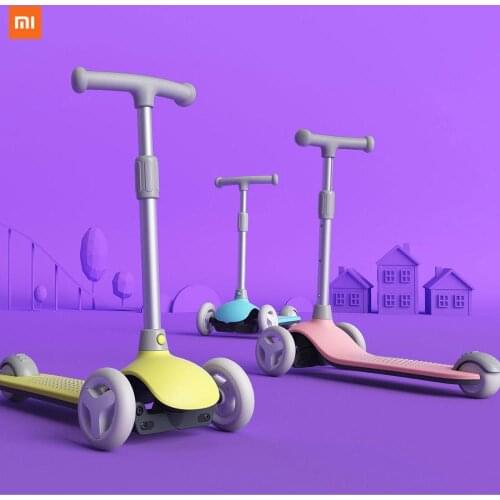 2020 New XIAOMI MIJIA MITU childrens scooter exercise balance ability childrens walker toy car lighting device electric car gi