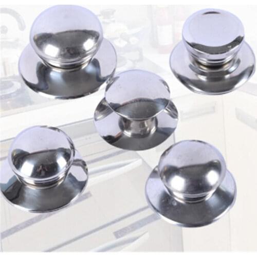 New Kitchen Tool Cookware Replaceable Stainless steel Pan Pot Glass Lid Cover Handle Knob Handgrip Grip