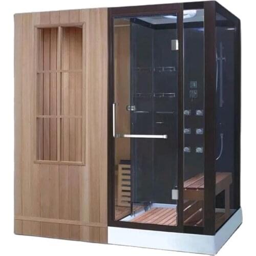 Packages mailed home multi-function wet steam room and sauna shower a type amphibious sauna steam room khan steam shower room