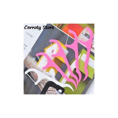 Plastic Tooth Picks Dental Flosser Interdental Brush Teeth Stick Toothpicks Oral Gum Teeth Clean Tools Care Thread Dental