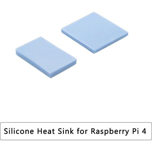 Silicone Thermal Pads for Raspberry Pi 4 CPU RAM Heat Sinks Passive Cooling Heat Dissipation Radiator for Raspberry Pi 4 Model B