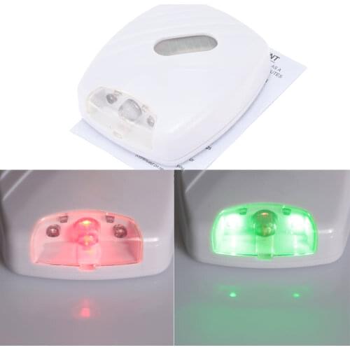LED Human Motion Activated PIR Light Sensor Toilet Lamp Battery Operated Night Light Bathroom Use Drop shipping