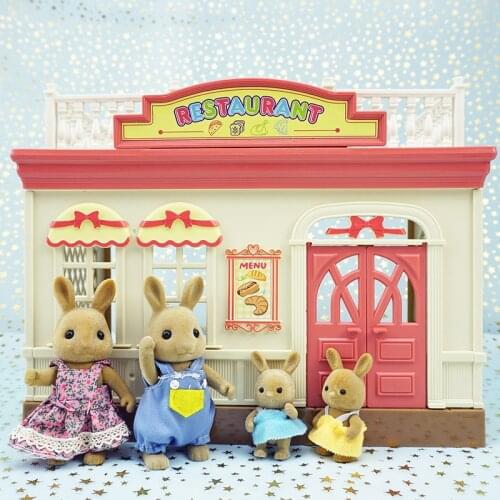 Sweety Zoey House Villa 1/12 Mini Simulation Forest Family Play Miniature Furniture Cosplay Dollhouse Model Girl Birthday Gift