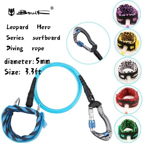 Boulk outdoor sports underwater flexible diving anti loss rope high quality blue diving safety rope anti lost artifact