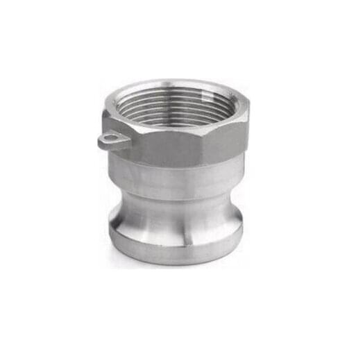 1/2'' Type A Adapter Camlock Fitting Stainless Steel SS 304