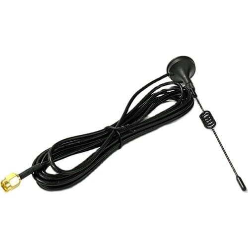 1PC 433Mhz Antenna 3dBi With SMA Male Connector Omni Magnetic Base Antenna RG174 cable 3M for radio