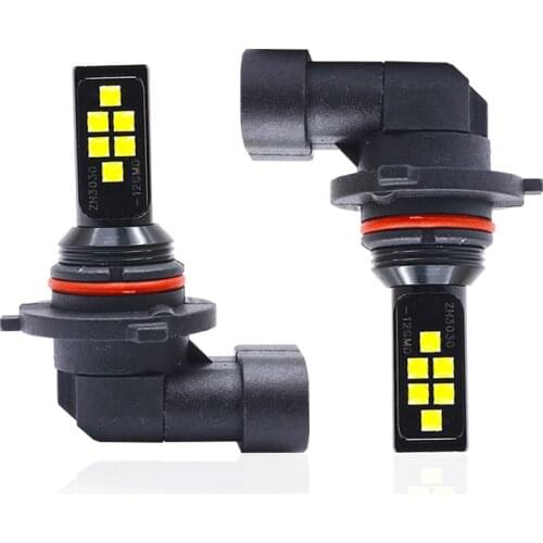 2Pcs H8 H11 Led HB4 9006 HB3 9005 H3 880 881 Fog Lights Bulb 6000K White Car Driving Running Lamp Auto Led Light 12V 24V