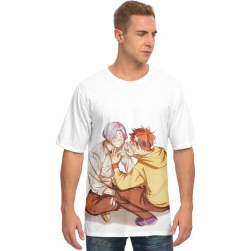 2021 Anime SK8 the Infinity Reki Kyan Cosplay Costume Mens Womens O Neck Summer Clothes Adult T-Shirt 3D Printed Halloween