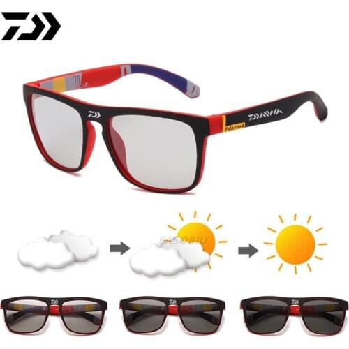 2021 Daiwa Brand Mens Polarized Fishing Glasses Outdoor Sports Sunglasses Camping Hiking Driving Fishing Eyewear UV400