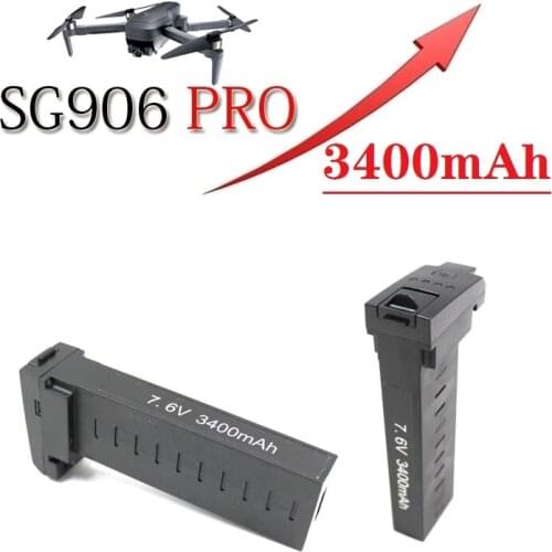 Upgraded High capacity 7.6V 3400mAh Battery For SG906 Pro / X193 PRO / X7 PRO GPS Quadcopter RC Toys Upgrade Accessories Parts