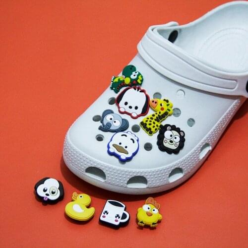 Croc JIBZ Shoe Buckle Accessories Accessory Belt Bracelet Hole Shoes PVC Animal Charm Shoe Accessories