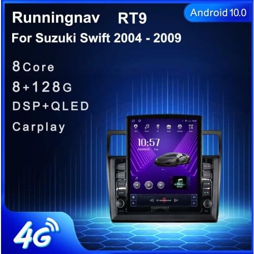 9.7" Android 10.1 For Suzuki Swift 2004 - 2009 Tesla Type Car Radio Multimedia Video Player Navigation GPS RDS