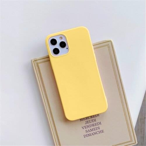 Yellow Pink Design Phone Case Cartoon Funny Cute for iPhone 11 12 pro mini XS max 6 6s 7 8 plus SE 2020 X XR Soft TPU funda capa