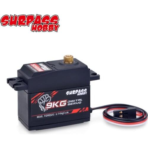 SURPASS HOBBY 9KG Metal Gear Digital Servo for 1/10 1/8 High-Speed RC Car Aircraft RC Boat Smart Robot RC Model Accesorries