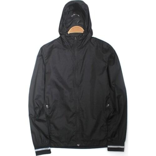 2021 Spring Waterproof Outerwear Jacket Coat Men Hooded Windbreaker Male Casual Clothes