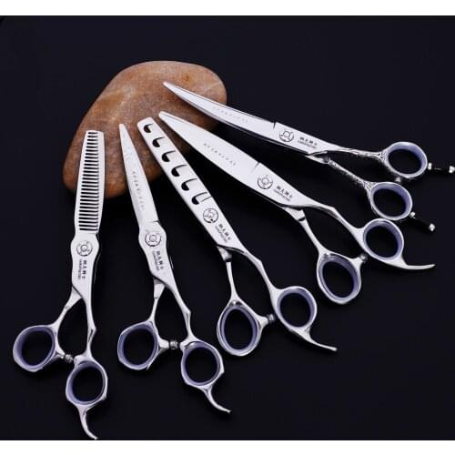 6 Professional Hair Salon Structure Scissors Set Cutting Barber Haircut Thinning Shear Scissors Hairdressing Hair Tools Scissors
