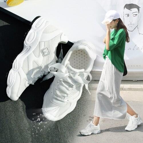 New fall fashion shoes 2019 breathable shoes for girls students shoes go with fall running