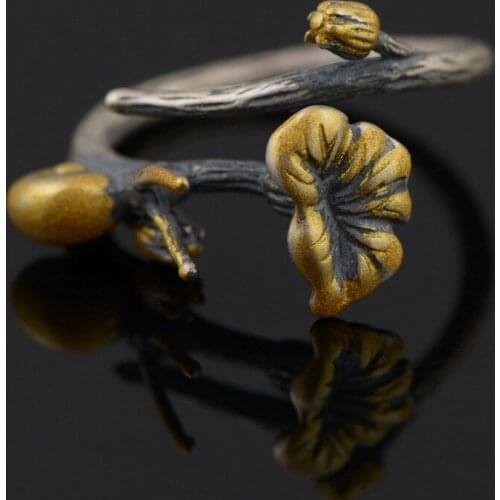 2018 New Elegance Jewelry Line S925 Silver 2018-plated Personality Contracted Modelling Of Snails Exquisite Unique Ring