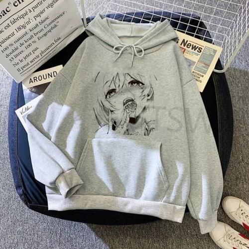 2020 New Arrival Black Friday O-Neck Hoodies Ahegao Manga Cosplay Hentai Lover Sexy Face Sweatshirts for Men Top Pullovers Homme