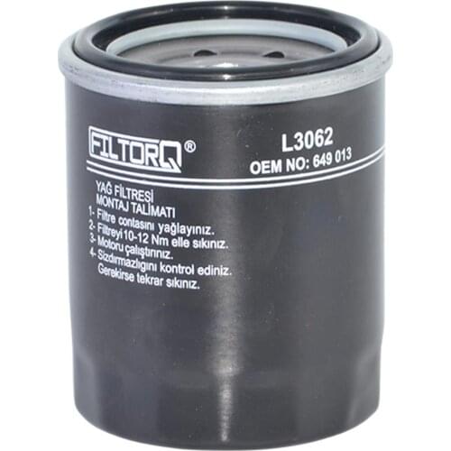 ФИЛЬТР МАСЛЯНЫЙ FILTORQ L3062-Fiat Punto / Grande Punto 1.4 8V 2005-2012